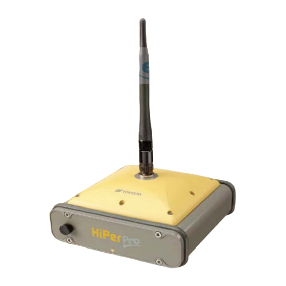 Topcon HiPer Pro Manual De Usuario