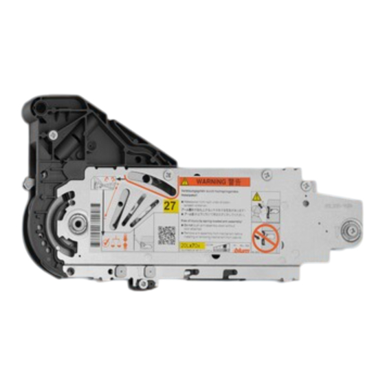 blum AVENTOS HL Manual De Instrucciones