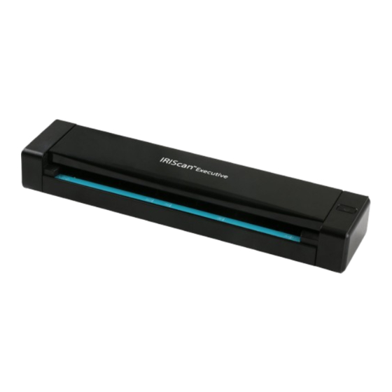 Canon IRIScan Executive 4 Manual De Instrucciones
