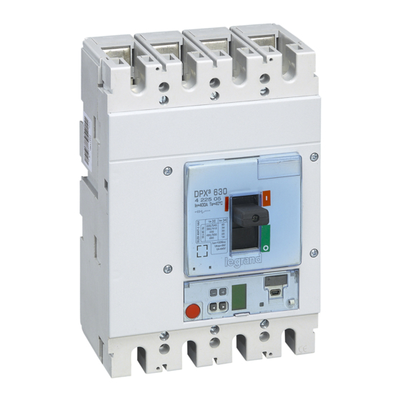 LEGRAND DPX3 630 Manual De Instrucciones