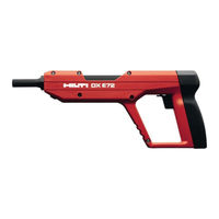 Hilti DX E-72 Manual De Instrucciones