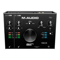M-Audio air 192/8 Guia Del Usuario