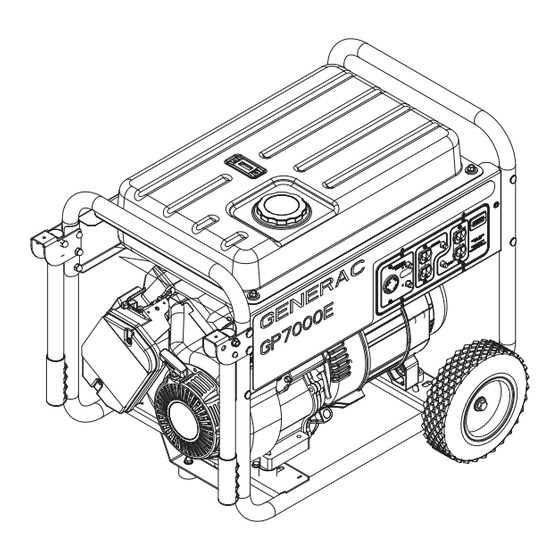Generac GP Serie El Manual Del Propietario