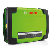Bosch KTS 560 Manual Del Usuario