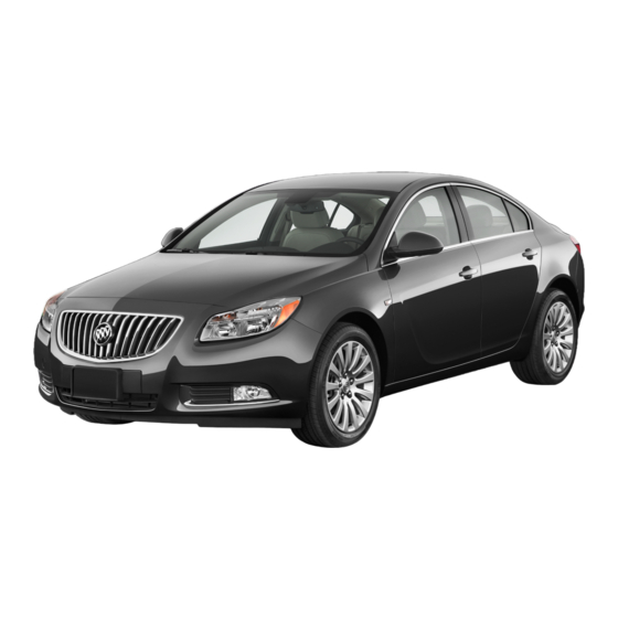 Buick Regal 2013 Manuales