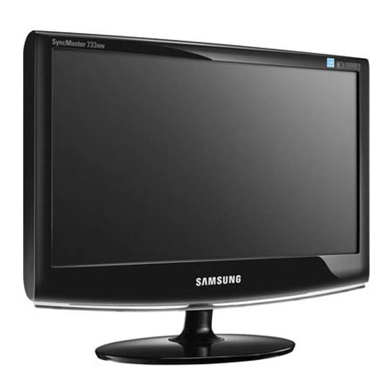 Samsung SyncMaster 633NW Manuales