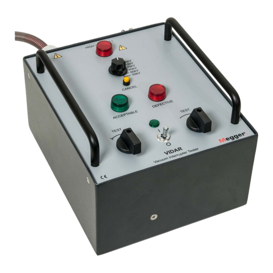Megger VIDAR Manual De Usuario
