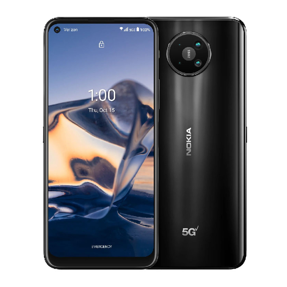Nokia 8 V 5G UW Manual Del Usuario