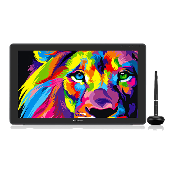 Huion KAMVAS 22 Plus Manuales