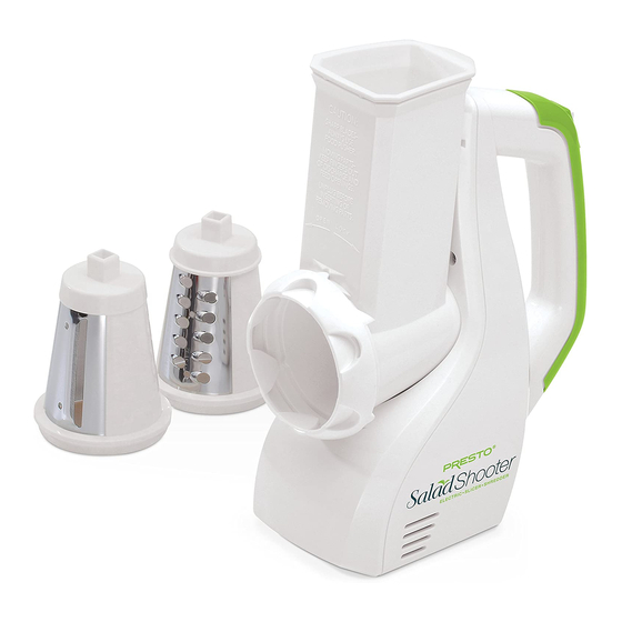 Presto SaladShooter Manual De Instrucciones