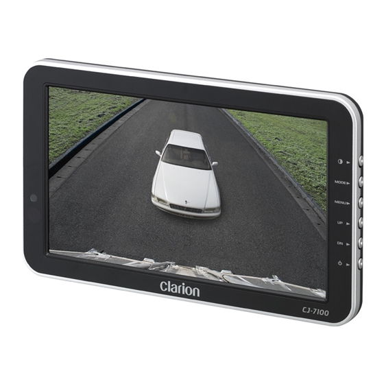 Clarion CJ-7100E Manual De Instrucciones Y De Instalación