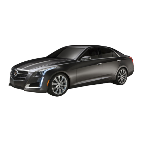 Cadillac CTS 2014 Manuales