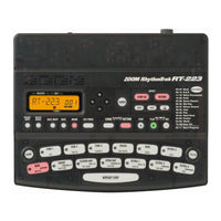 Zoom RhythmTrak RT-223 Manual De Instrucciones