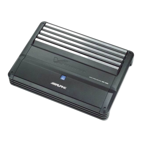Alpine MRP-M650 Manual De Operación