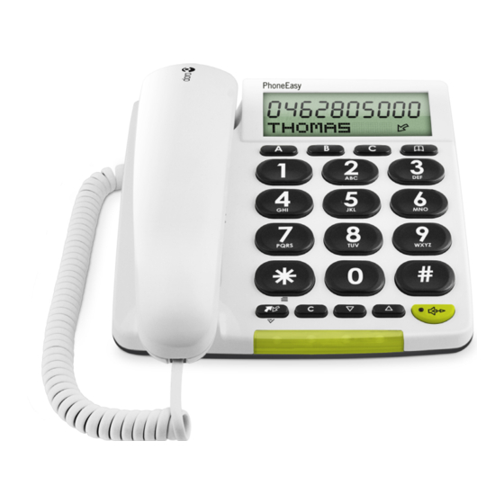 Doro PhoneEasy 312cs Manual De Instrucciones