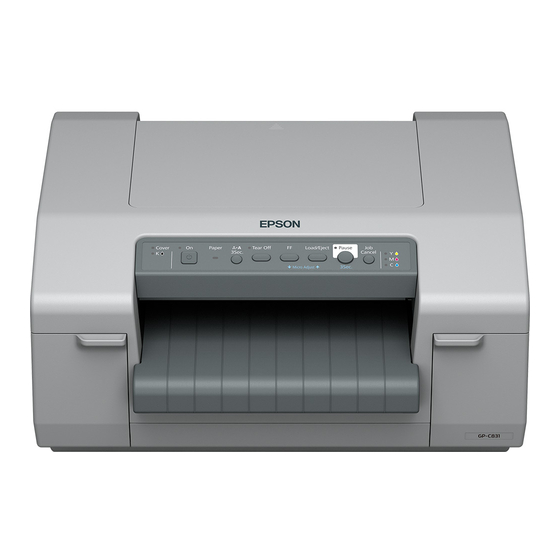 Epson GP-C831 Manuales