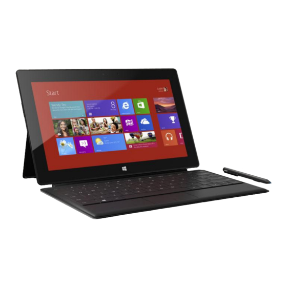 Microsoft Surface Pro Manual De Instrucciones