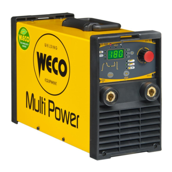 Weco Multi Power 184 Manual De Instrucciones