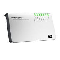 SMA SUNNY WEBBOX Instrucciones De Instalación