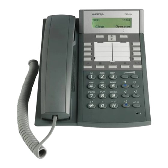 Mitel 7433 Manual Del Usuario