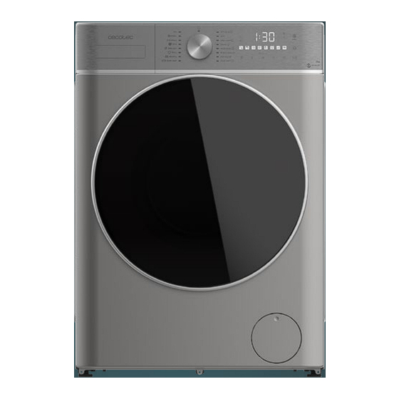 cecotec BOLERO WASH&DRY 8580 INVERTER B Manual De Instrucciones