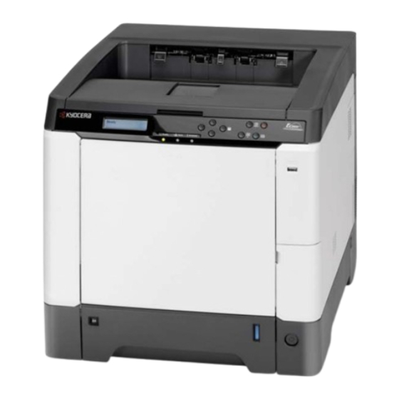 Kyocera ECOSYS P6021cdn Guía De Uso