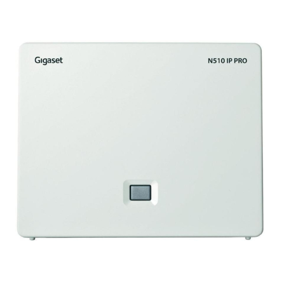Gigaset N510 IP PRO Manual Del Usuario