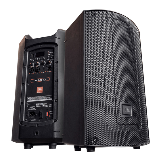 Harman JBL PROFESSIONAL MAX Serie Manuales