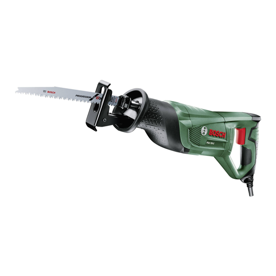 Bosch PSA 700 E Manual Original