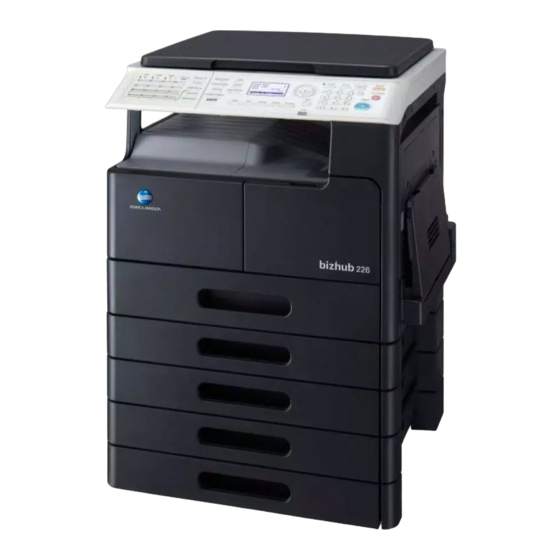 Konica Minolta bizhub 226 Manual Del Operador