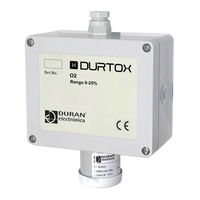 Duran Electronica DURTOX RS485 IP65 Manual De Instalacion Y Uso