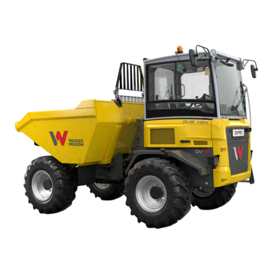 Wacker Neuson DV60 Manual De Operación