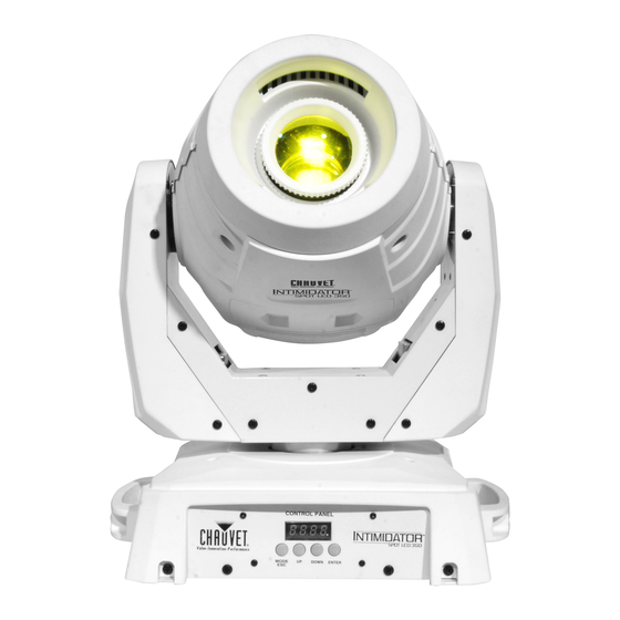 Chauvet DJ INTIMIDATOR Beam LED 350 Manual Del Usuario