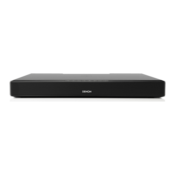 Denon DHT-T110 Manual Del Usuario