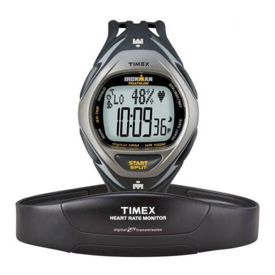 Timex Ironman Race Trainer M175 Manual Del Usuario