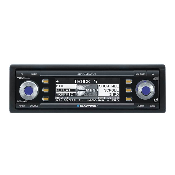 Blaupunkt Los Angeles MP74 US Instrucciones De Manejo