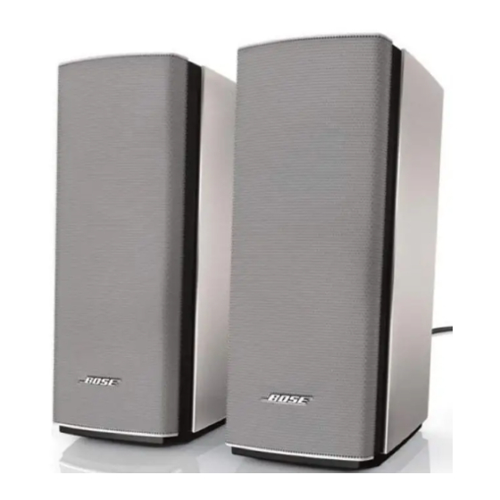 Bose COMPANION 20 Guía De Usuario