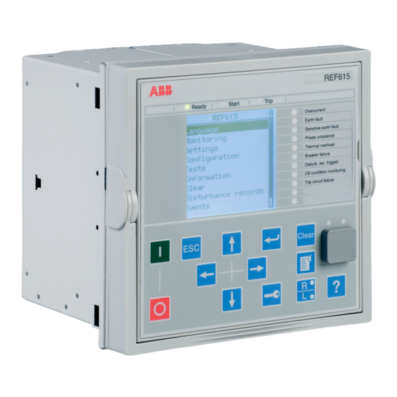 ABB 615 SERIE MANUAL DE OPERADOR Descargar En PDF | ManualsLib