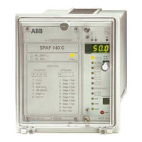 ABB SPAF 140 C Manual Del Usuario