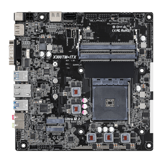 ASROCK X300TM-ITX Manuales