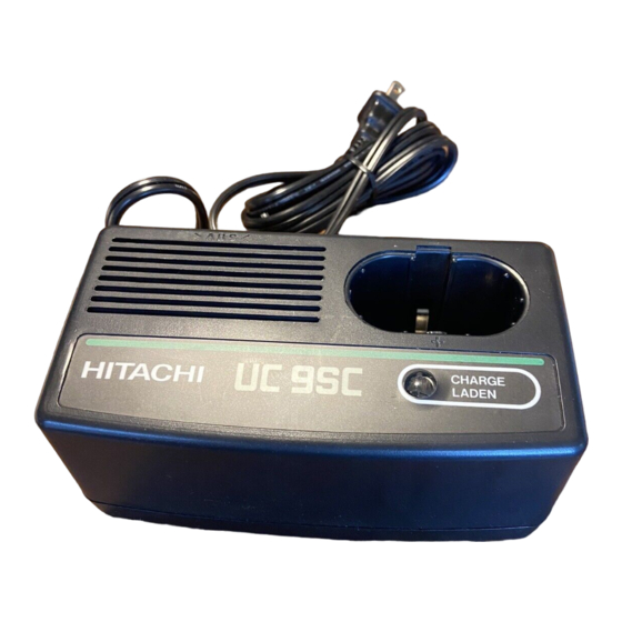 Hitachi UC 9SC Instrucciones De Manejo