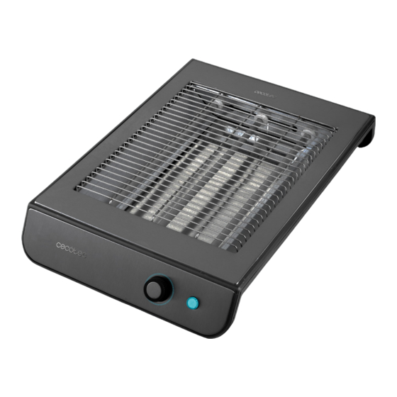 cecotec TURBO EASYTOAST INOXDARK Manual De Instrucciones