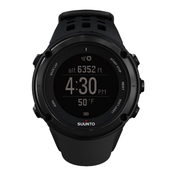 Suunto AMBIT 2.0 Guía De Manejo
