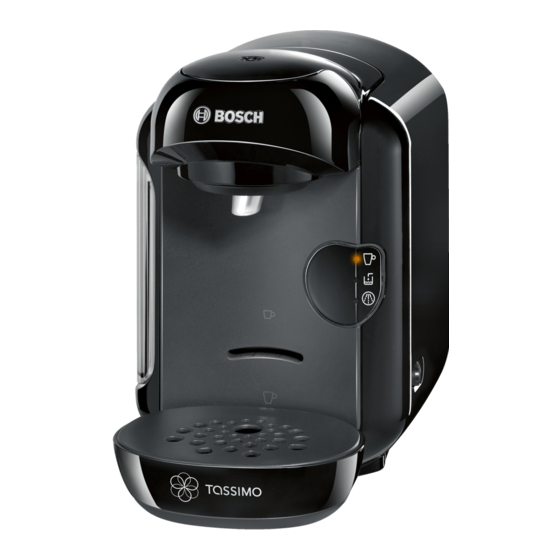 Bosch Tassimo TAS 12UC Serie Manuales