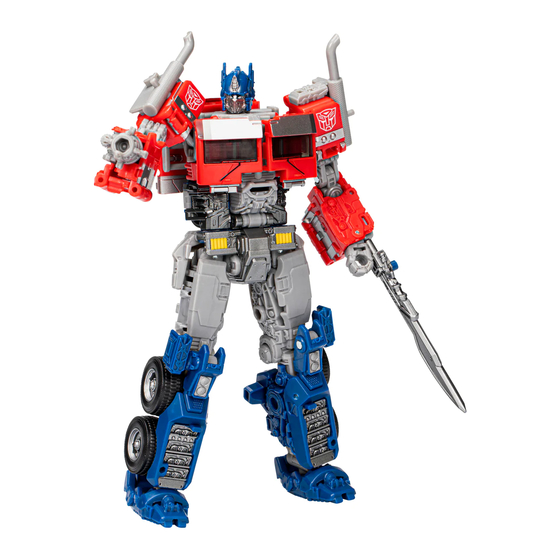 Hasbro TRANSFORMERS OPTIMUS PRIME Manual De Instrucciones
