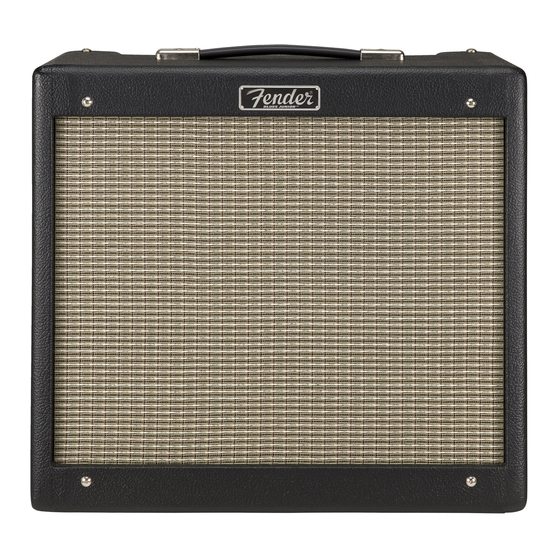 Fender Blues-junior IV Manuales