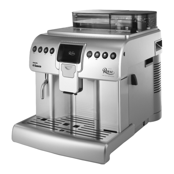 Philips Saeco Royal HD8930/01 Manual De Instrucciones
