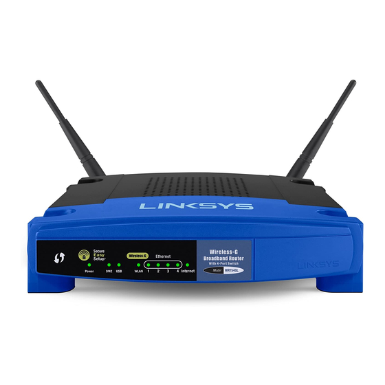 Cisco Linksys WRT54GL Manuales