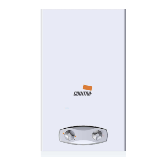 Cointra Optima Serie Instrucciones De Instalación, Uso Y Conservación