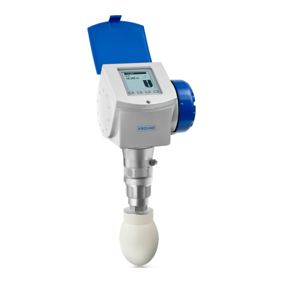 KROHNE OPTIWAVE 6300 C Manual